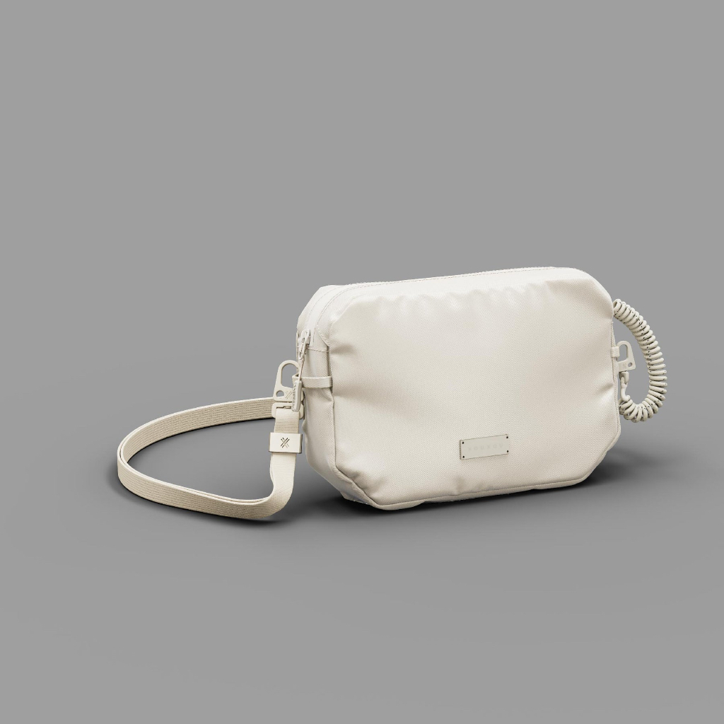 XOUXOU / CROSSBODY BAG機能斜背包-白色 可搭配多款背帶