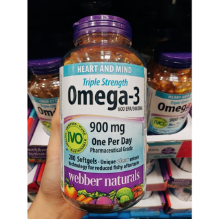 特價 加拿大醫師推薦 Omega 3 Webber naturals 3倍深海魚油