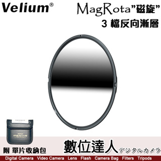 Velium 銳麗瓏 MagRota 磁旋濾鏡系統［GND 3-Stop Reverse 3檔反向漸層］磁吸 快裝 反式