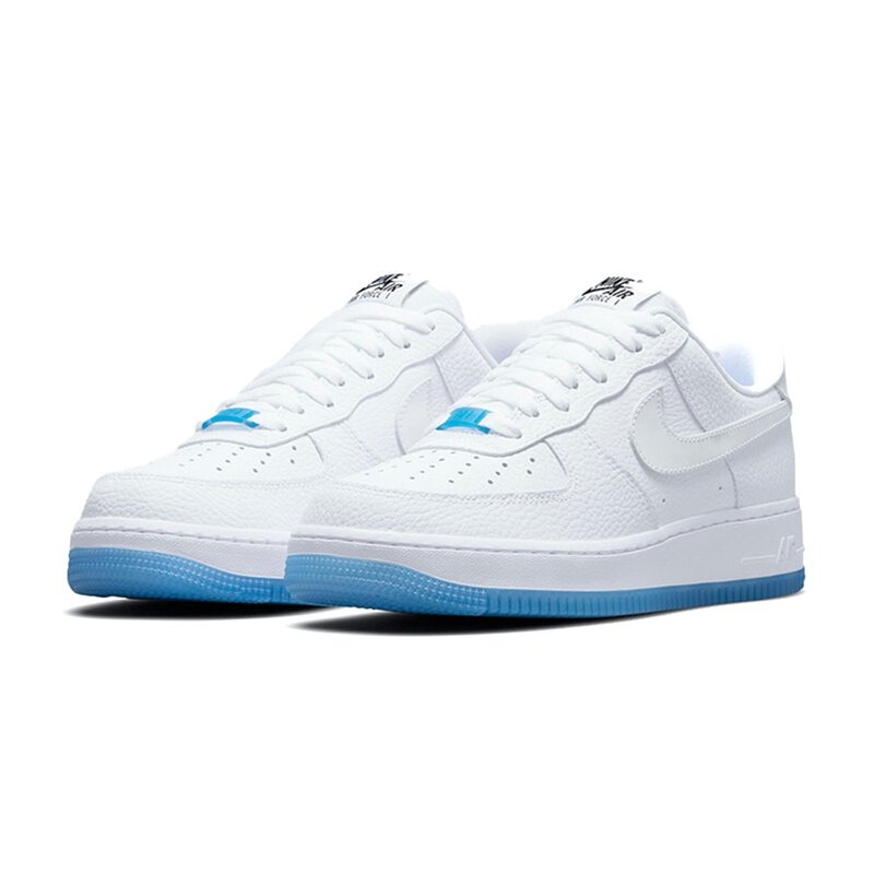 【Sharkhead】現貨 Nike Air Force 1 白水藍 變色 熱感應 果凍底 桃粉 DA8301-101