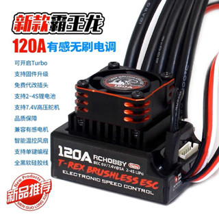 《賽鋒模型》新款霸王龍 120A有感無刷電調 1/10 漂移 平跑 越野 大腳 甩尾 遙控車電變