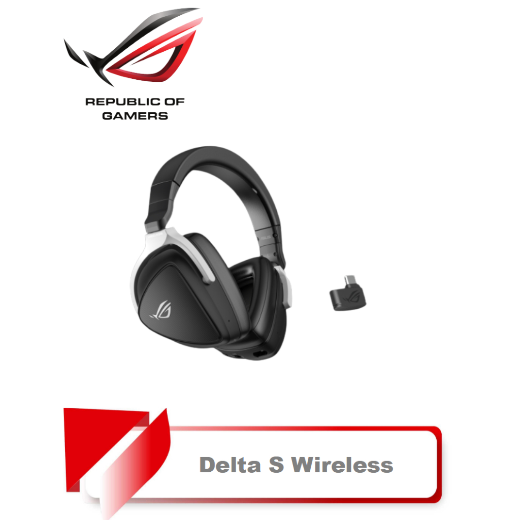 【TN STAR】新品現貨 ROG DELTA S WIRELESS 無線 電競耳機/雙模/降噪/快速充電/多平台兼容