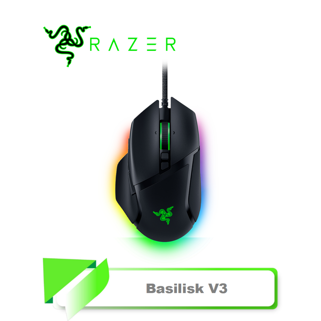 【TN STAR】Razer雷蛇 Basilisk V3 巴塞利斯蛇 光學遊戲電競滑鼠/內建記憶體/獨立編程/即時靈敏度