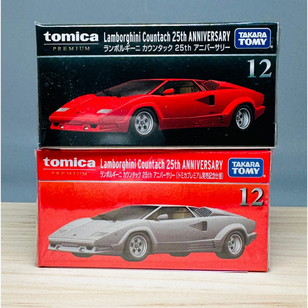 日本 日版 PREMIUM 黑盒 TP12 初回 藍寶堅尼 25周年 紀念 超跑 TAKARA TOMY Tomica