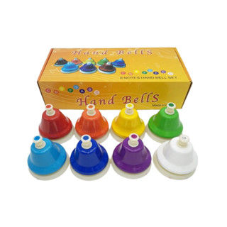 【維也納樂器】八音旋律鐘 按式 彩虹旋律鐘 Hand Bell 手鐘 旋律鐘 按鐘 幼兒律動 奧福樂器 律音鐘 音律鐘