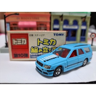 Tomica Factory 組立 工場 第10彈 Nissan Stagea 藍色 紅內裝