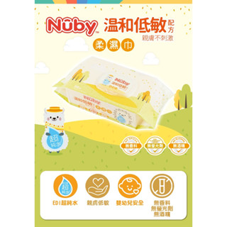 Nuby EDI超純水厚型柔濕巾88抽(3包/串) 超商取貨限6包/2串