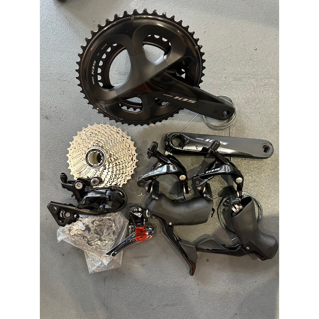 Pédalier Shimano 105 R7000 11v - 50/34T 172,5 Mm, Très Peu Utilisé (moins De 200 Miles)