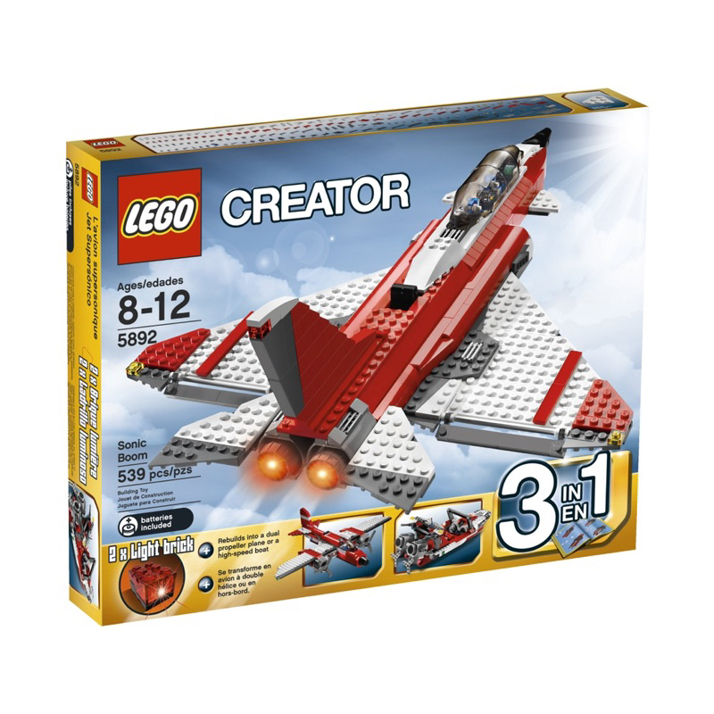 5892 Lego creator 戰鬥機 兩台合售