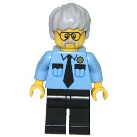 LEGO 樂高 人偶 Lego Movie 樂高玩電影 Pa Cop 爺爺 警察 70809
