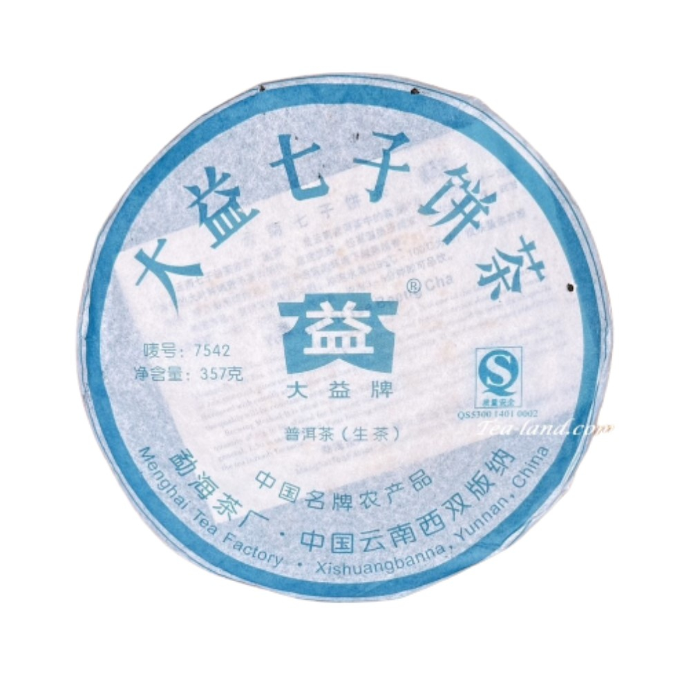 【茶韻】【7542 701】2007年 大益  青餅 普洱茶 357g 保證真品 購買安心