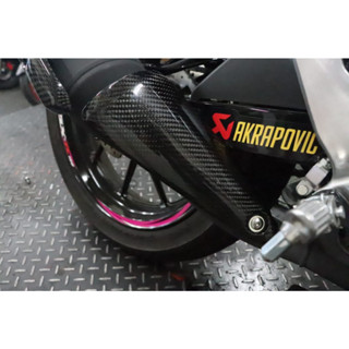 ⚇兵工廠⚇ MOS GSX-R150 碳纖維 排氣管前段 防燙蓋 排氣管 前段 護片 保護蓋 正 卡夢 小阿魯 貼片