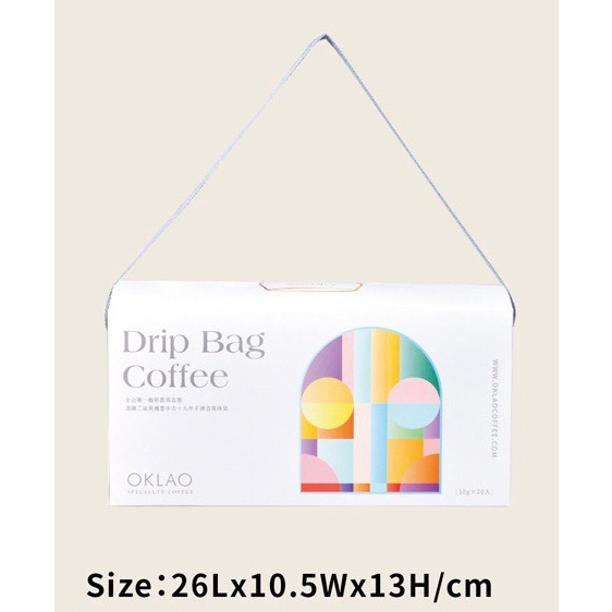【歐客佬】OKLAO 20入 掛耳咖啡 專用禮盒 空紙盒 附提繩
