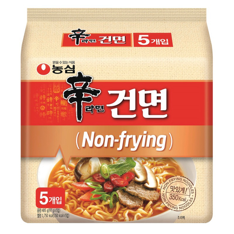 🇰🇷韓國🇰🇷 Nongshim 農心 非油炸辛拉麵（5包）