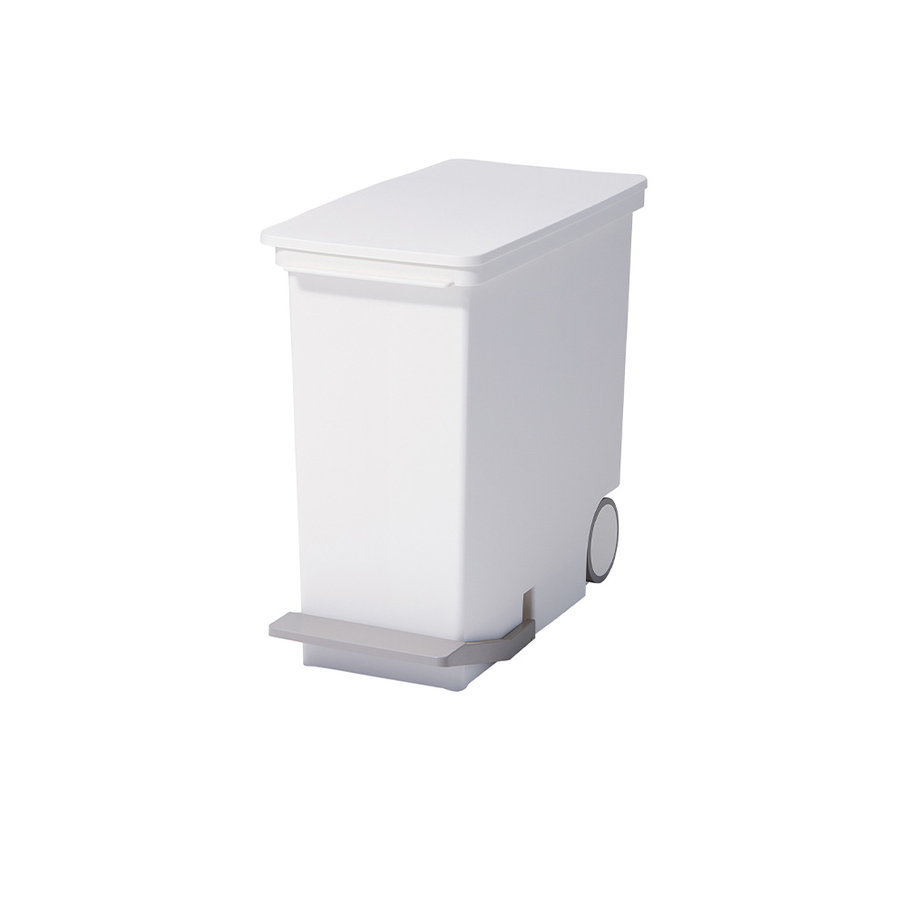 【日本like-it】直立型腳踏式分類垃圾桶33L / 25L-白色《屋外生活》居家收納 垃圾分類 垃圾桶