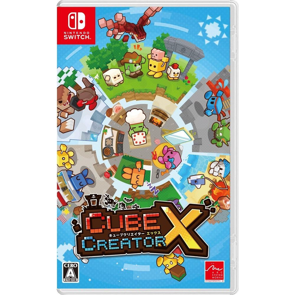 【現貨不用等】NS Switch 方塊創造者X Cube Creator X 中文版 戰鬥 建築 收集 農業 培養 料理