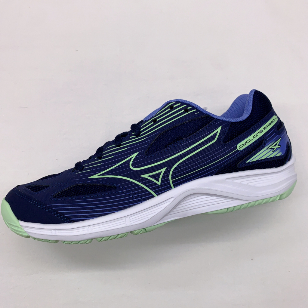 有間店🔹MIZUNO CYCLONE SPEED 4 排球鞋 羽球鞋 藍紫色 防滑 V1GA238011