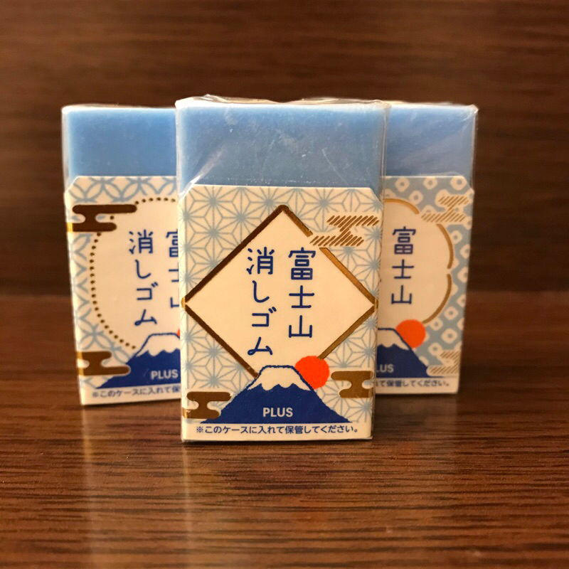 現貨 PLUS日本製 富士山造型橡皮擦 非台製授權款 青富士 文創
