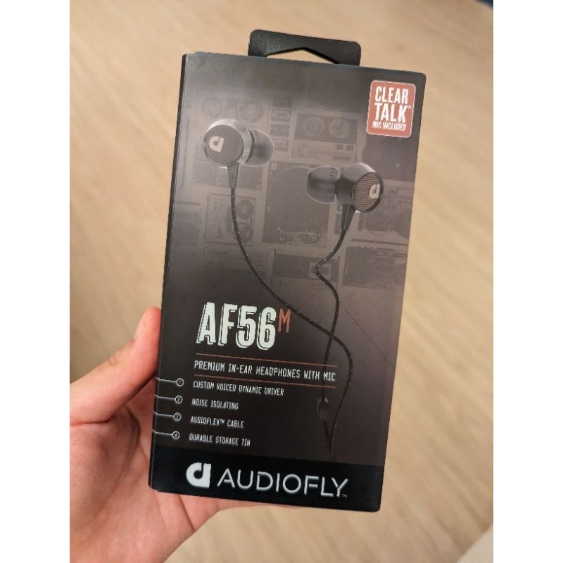 全新 免運🎧 AUDIOFLY AF56 入耳式耳機 線控麥克風耳機