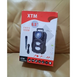 XTM XTM-6506聲光音箱音響喇叭 帶麥克風.擴音.歡唱.USB插槽.FM.可插卡.AUX輸入