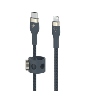 【Belkin】BOOST↑CHARGE PRO Flex USB-C轉Lightning傳輸線(1M)CAA011bt