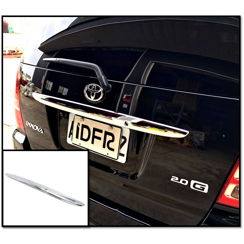 圓夢工廠 Toyota Innova 2003~2015 超質感 改裝 鍍鉻銀 後車箱飾條 後行李箱飾條 尾門把手蓋