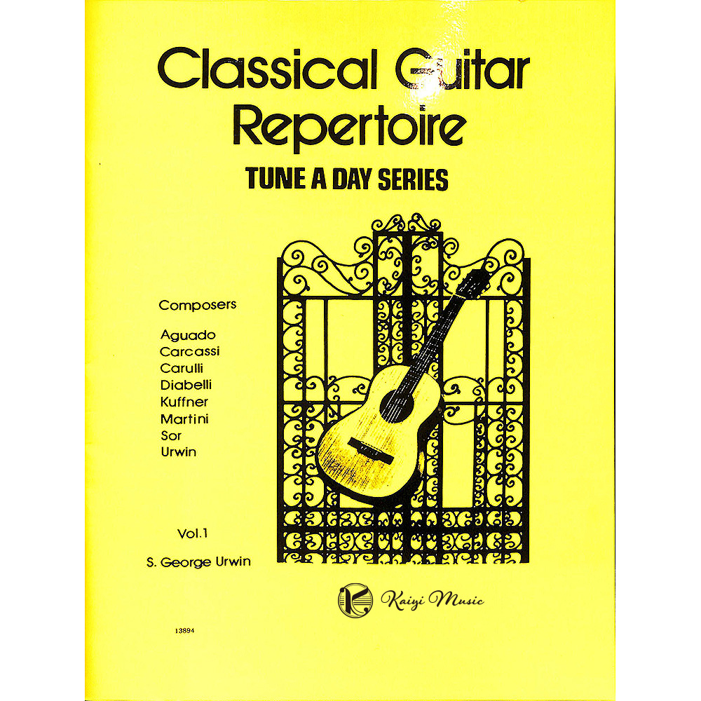 【凱翊︱HL】古典吉他曲目精選 第1冊Classical Guitar Repertoire Vol.1