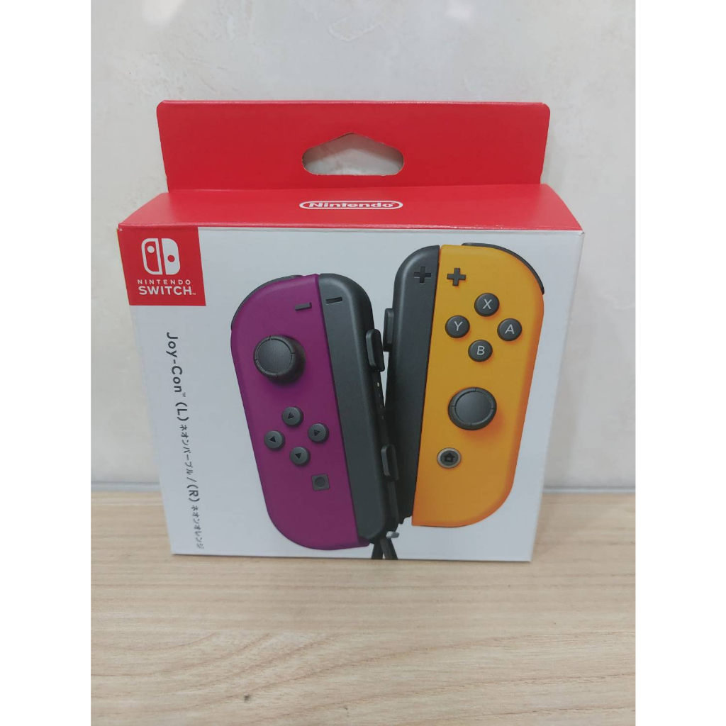 【Nintendo 任天堂】二手 NS Switch Joy-con Joycon 原廠 左右手把 電光紫 電光橘 紫橘