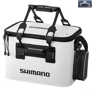 (桃園建利釣具)SHIMANO BK-026Q 40/45公分 有打氣孔 白色置魚袋 置物袋 亦可當誘餌袋 軟式可折疊