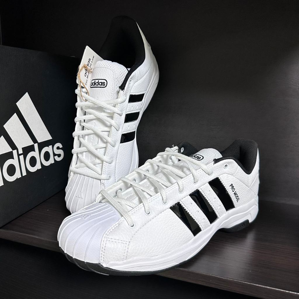 𝓑&amp;𝓦現貨免運 FX4981 Adidas PRO MODEL 2G LOW 男籃球鞋