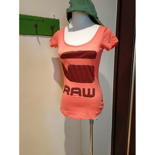 68/G-star raw t shirt/橘/小碼