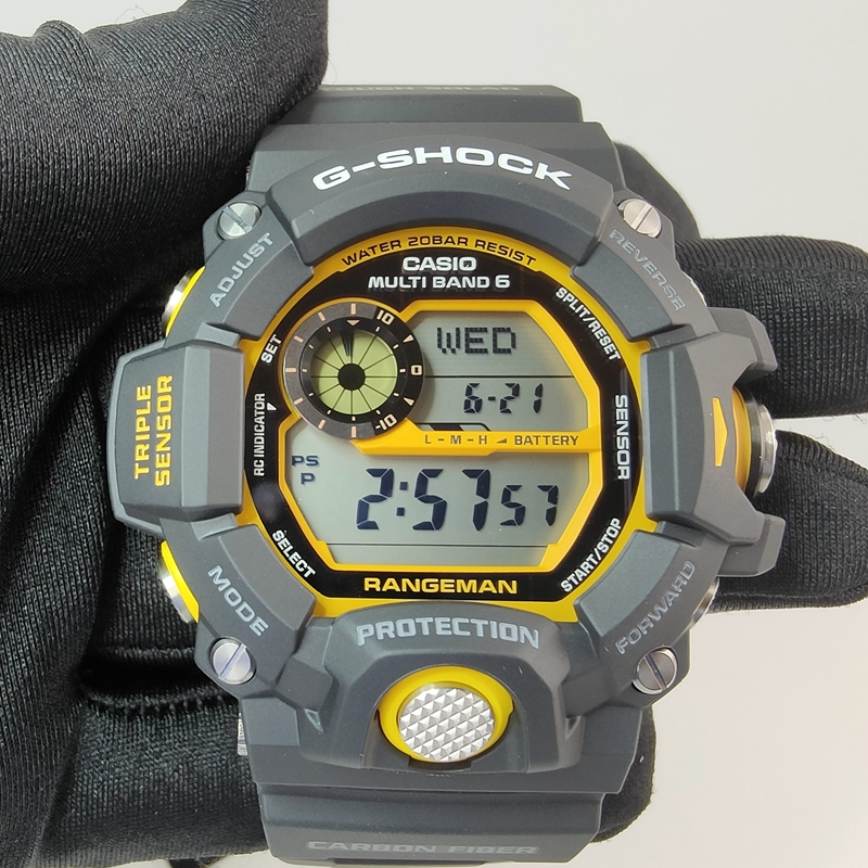 Casio卡西歐 G-SHOCK系列 200米防水太陽能電波時尚運動男錶GW-9400YJ-1