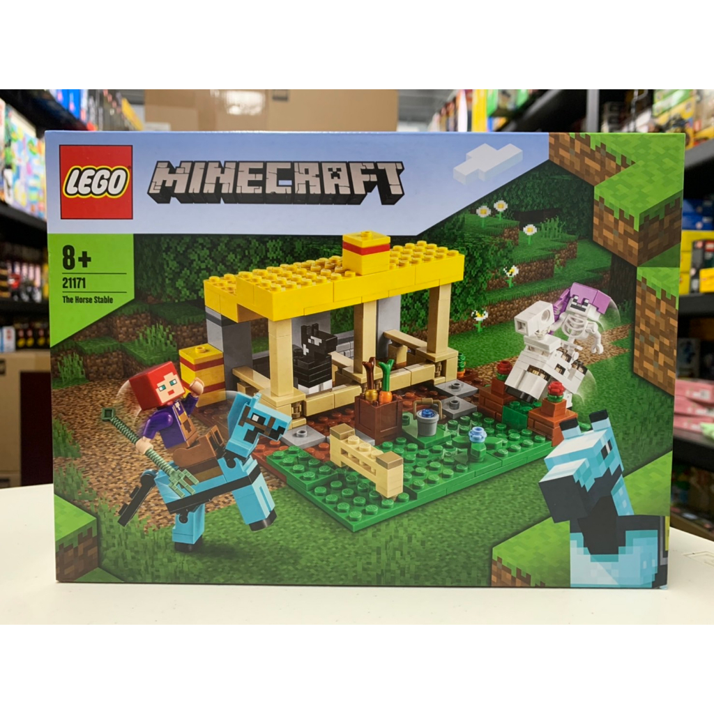 ★董仔樂高★ LEGO 21171 創世神 Minecraft 馬廄 全新現貨