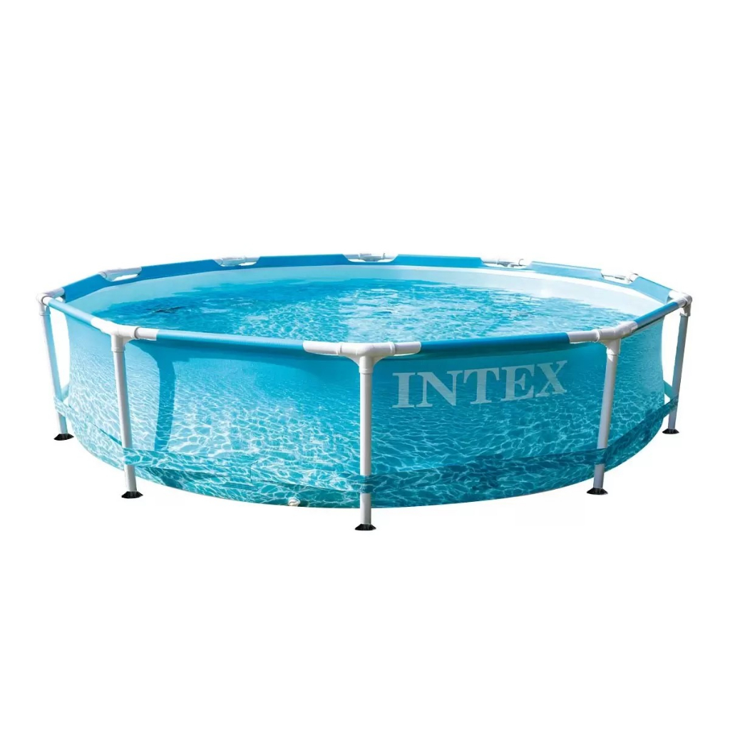 Intex 10呎 金屬支架圓形泳池 游泳池 戲水 玩水 #133448