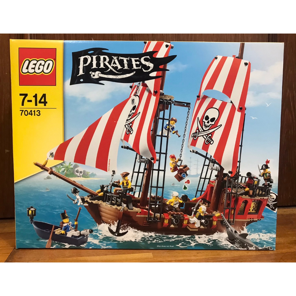 【積木2010 外盒小擦損】樂高 LEGO 70413 海盜船 / 全新未拆 2015年 海盜系列