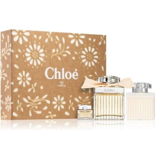 CHLOE 同名 女性淡香精禮盒(淡香精75ML+淡香精5ML+身體乳100ML #限量禮盒組!!)