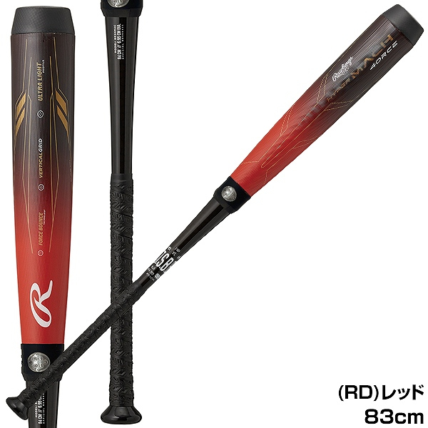 【一軍棒球專賣店】RAWLINGS 成人軟式球棒 黑紅 83 BR3HM4C-RD-83(14520)