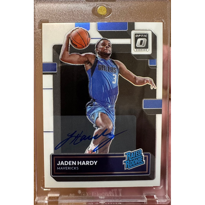 2022-23 NBA OPTIC donruss 獨行俠 JADEN HARDY 新人簽名卡 RC簽 卡面簽