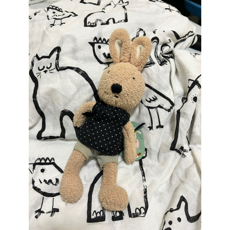 【出清】正版 法國兔 lesucre 砂糖兔  寶寶安撫娃娃 情侶收藏 兔子玩偶 兒童玩具布偶 Ikea小獅子 絨毛娃娃