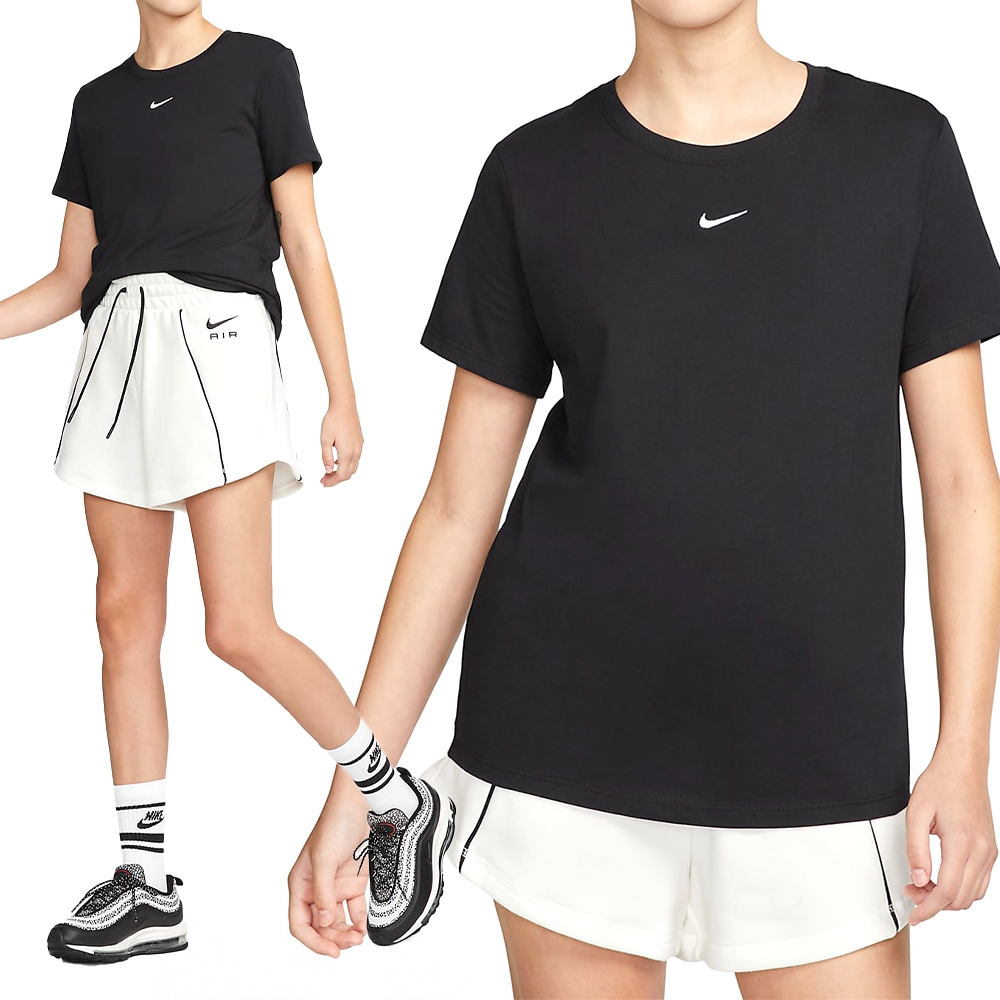 Nike AS W NSW TEE ESSNTL CREW LBR 女 黑色 經典 舒適 短袖 DX7905-010