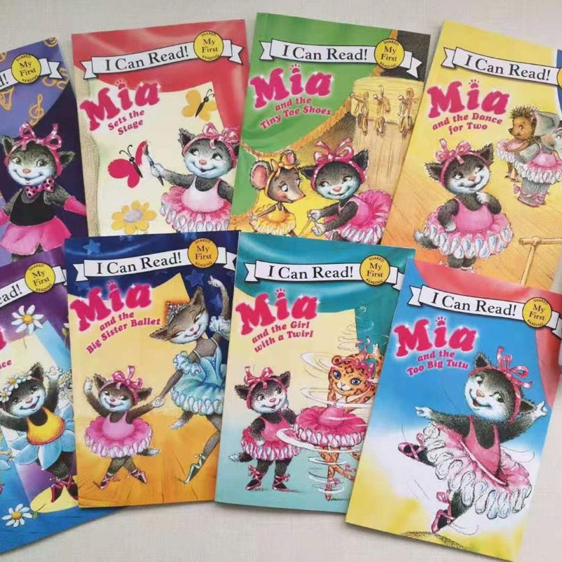 My First I Can Read Mia 8冊 入門級兒童分級讀物英語繪本提供mp3+小達人點讀包