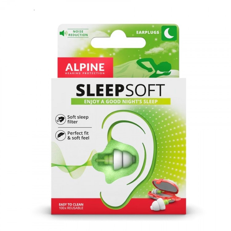 【領域音樂】ALPINE SLEEPSOFT 睡眠耳塞  防打呼  隔音耳塞 軟耳塞 讀書耳塞