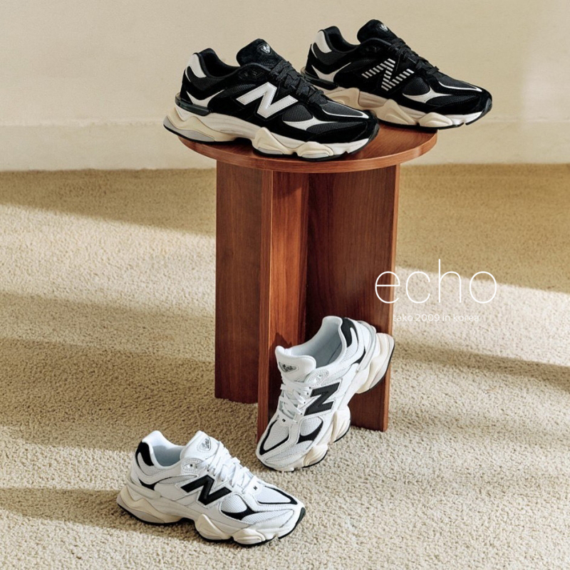 Echo鞋類- New Balance 黑白 奶油底 老爹鞋 NB9060 IU同款 U9060AAA U9060AAB
