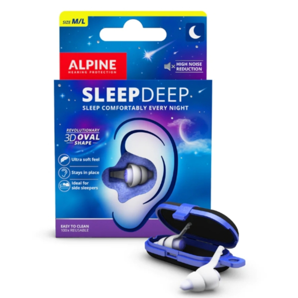 【領域音樂】ALPINE SLEEPDEEP(M/L) 睡眠耳塞防打呼 無痛耳塞 隔音耳塞 軟耳塞 耳塞