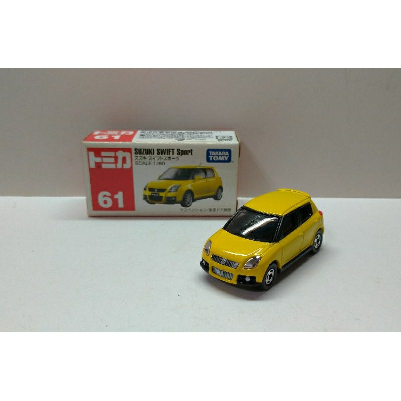 絕版 舊藍標 TOMY TOMICA 61號 SUZUKI SWIFT SPORT 鈴木 多美 小汽車 紅盒