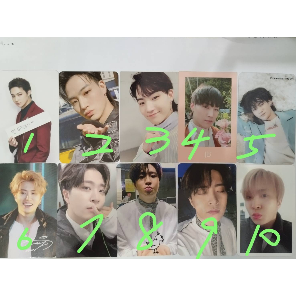 【GOT7】💥官方正版小卡統一價35💥+GOTOON夏日徽章貼紙✨