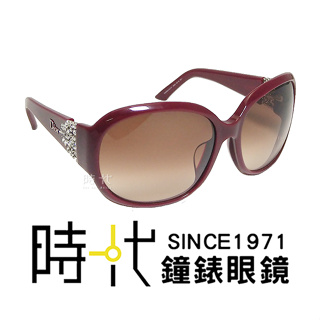 【Dior】迪奧 太陽眼鏡 DIORDELICACYF J3NJD 大鏡面 橢圓框墨鏡 紅色框/棕色鏡片 60mm
