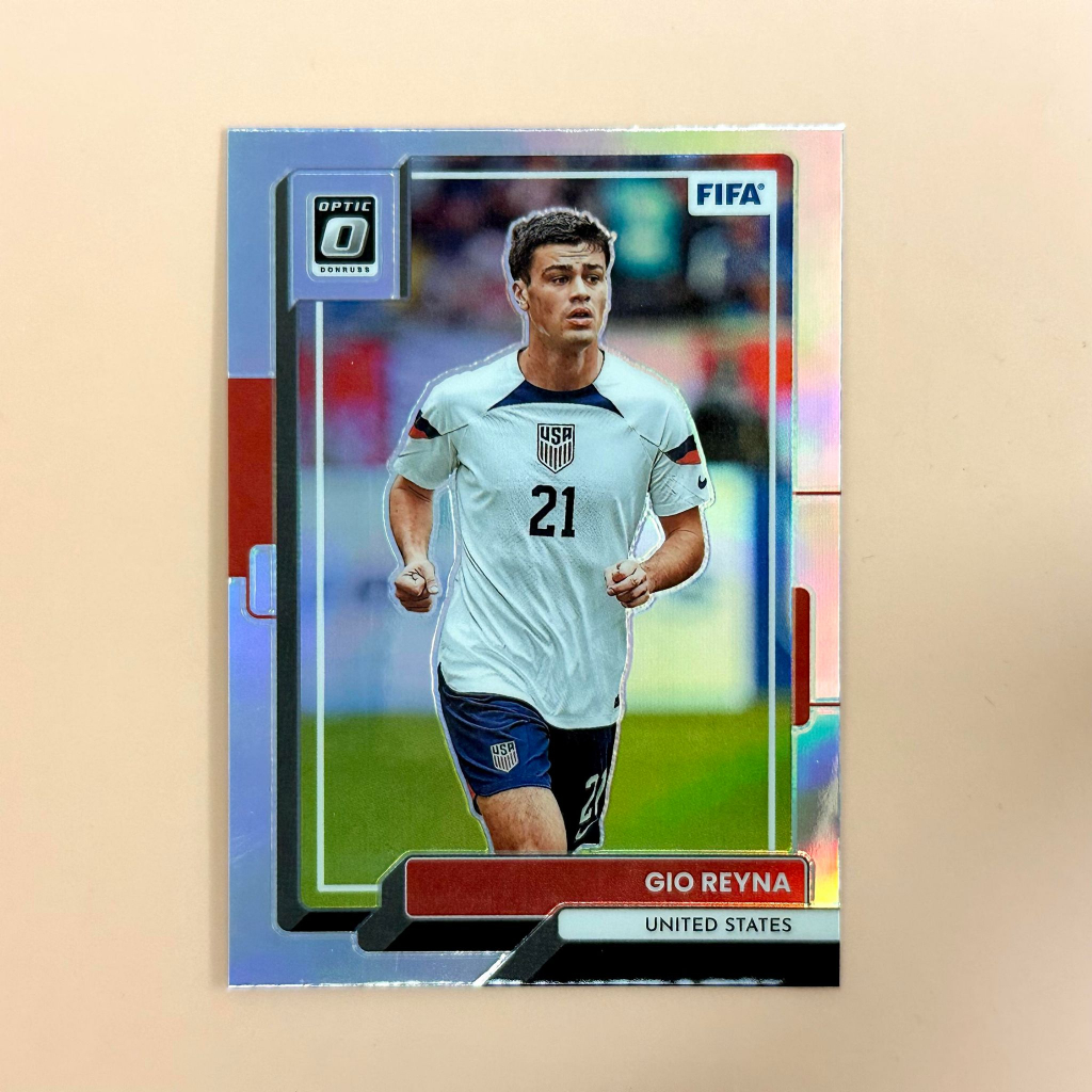 Gio Reyna 銀亮 2022-23 Donruss Soccer FIFA 足球 Optic Holo