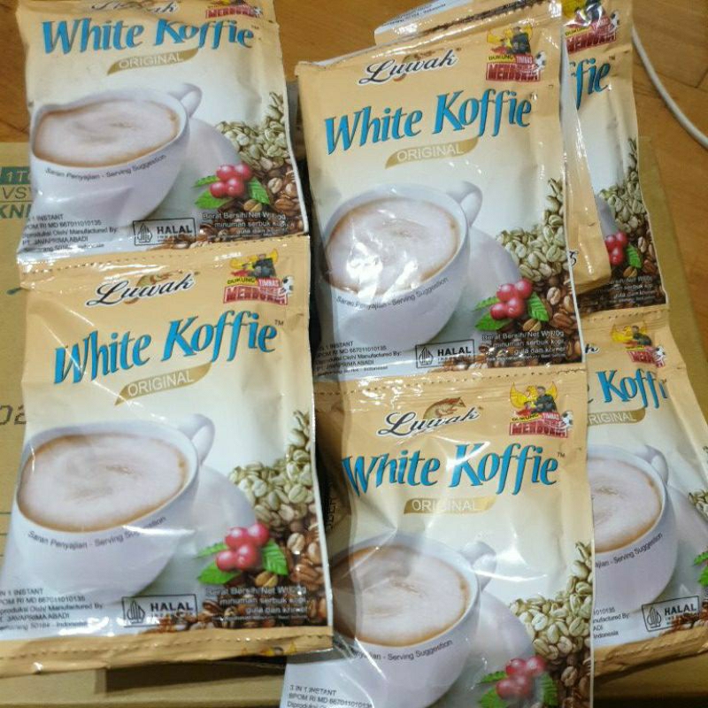 White koffie/ kopi luwak