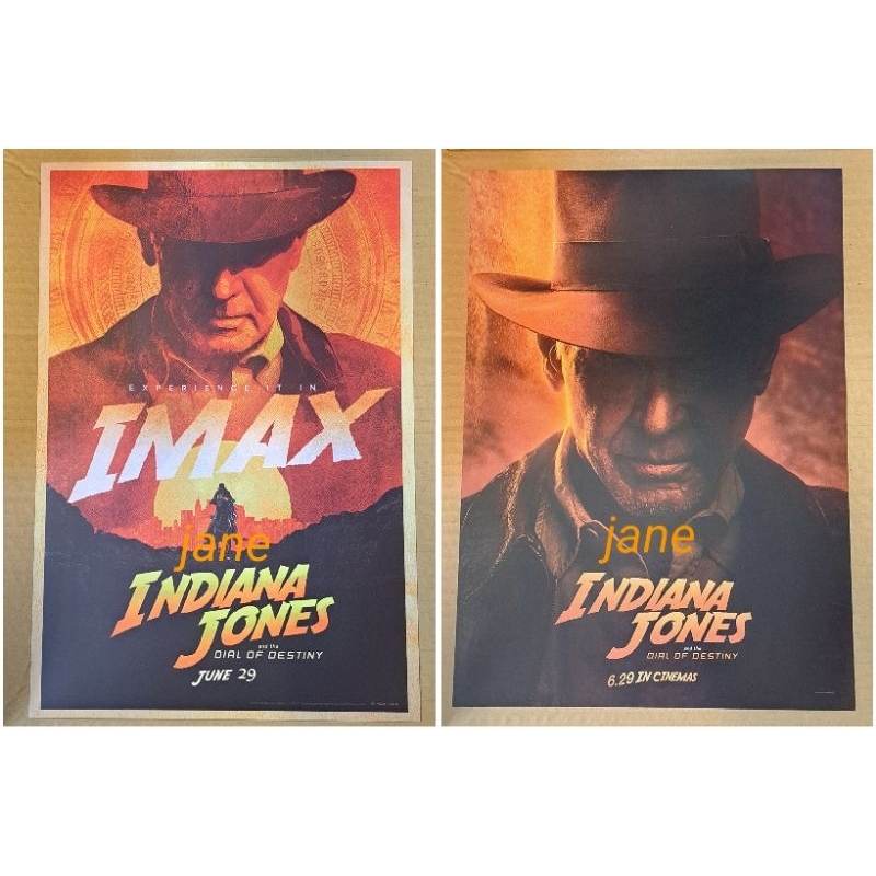 電影 印第安那瓊斯 命運輪盤   電影海報  IMAX海報 A3海報